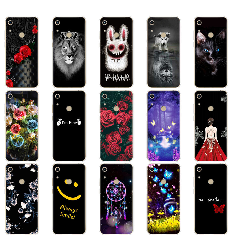 Case For Huawei Honor 8A Case JAT-LX1 Silicone TPU Phone Cover