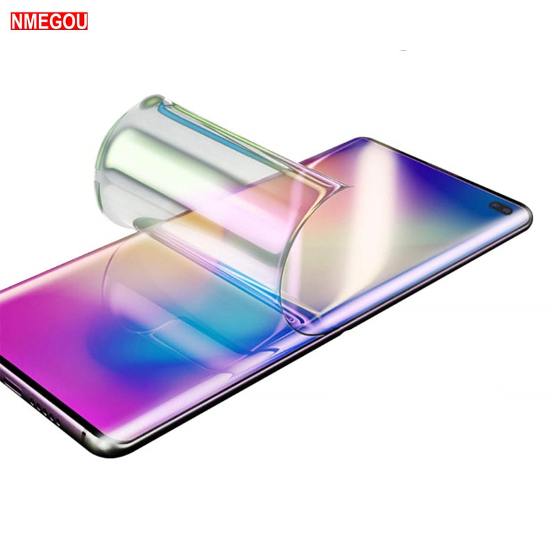 For Samsung Galaxy S10 Plus Full Cover PET TPU Screen Protector Soft Case for S8 S9 Plus S10e S10+ Note 9 Coque Etui Accessories