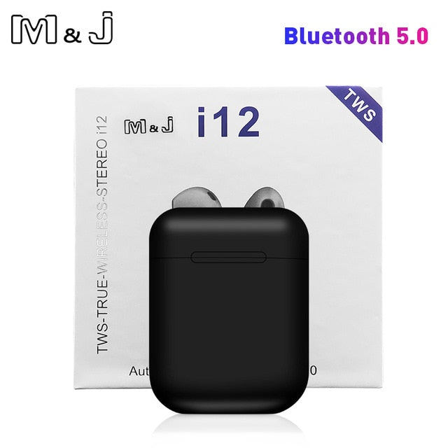 Original i12 TWS Touch Key Mini Wireless Earphone Bluetooth 5.0 Headset for Android xiaomi Iphone PK i20 i30 i60 i80 tws