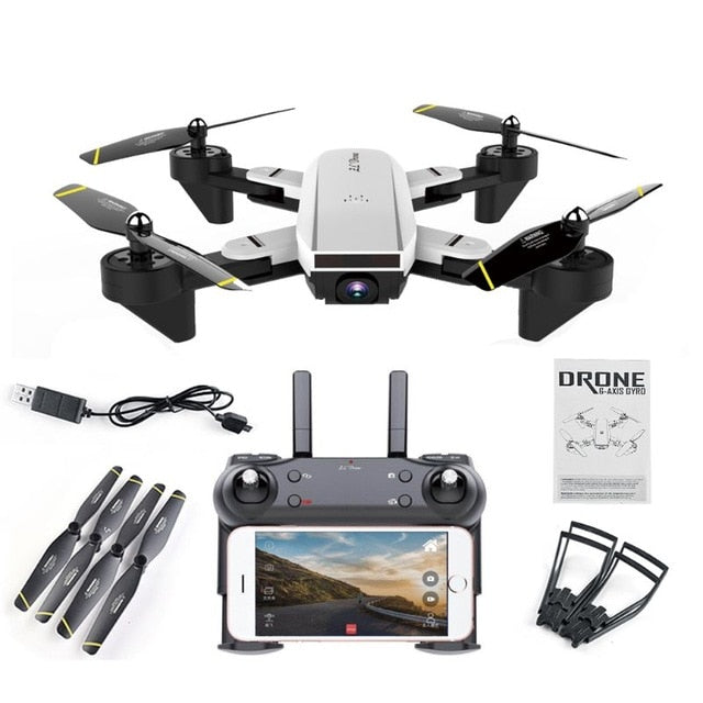 SG700 FPV RC Qudacopter With 0.3MP 2MP Wide Angle Optical Follow Mode Camera Foldable Selfie Drone Altitude Hold Headless Helico