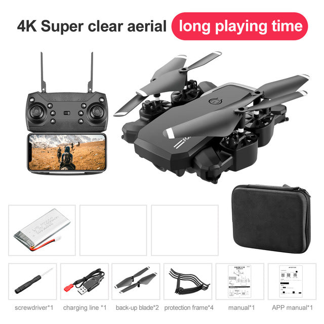 2019 LF609 Drone 4K  HD Camera WIFI FPV With Wide Angle Drones High Hold Mode Foldable Arm RC Quadcopter follow Dron 1080p