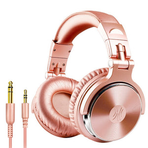 Oneodio Wired Professional Studio Pro DJ Headphones With Microphone Over Ear HiFi Monitors Music Headset Earphone For Phone PC