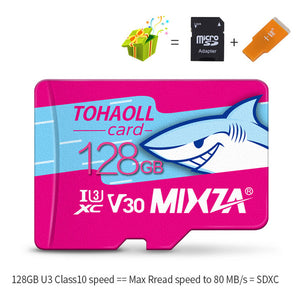 MIXZA HY Memory Card 256GB 128GB 64GB U3 80MB/S 32GB Micro sd card Class10 UHS-1 flash card Memory Microsd TF/SD Cards