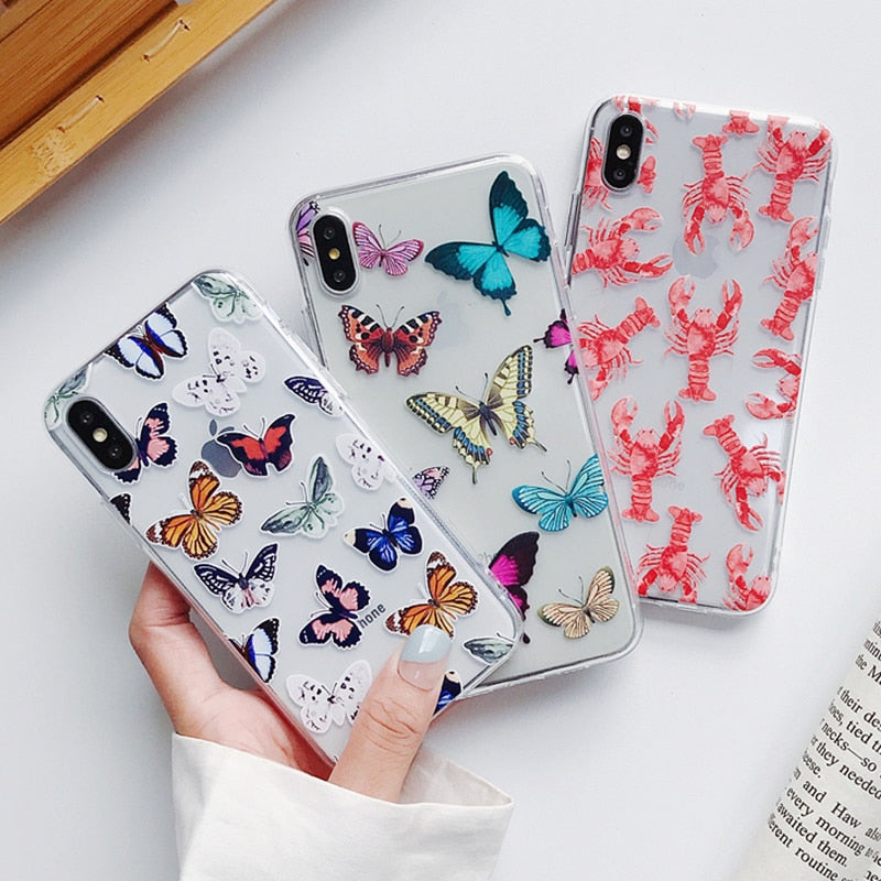 Soft TPU Cases For iphone XR X XS Max 6 6S 7 8 Plus 11 11Pro Max Simple