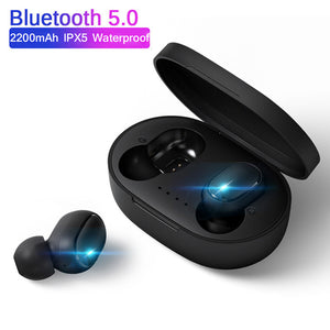 TWS Bluetooth 5.0 Earphone Noise Cancelling LED Display With Mic Handsfree Earbuds for Xiaomi Redmi Airdots Wireless Earbuds