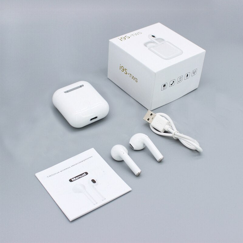 I9s TWS Earbuds 5.0 Bluetooth Headphones I7S TWS Earphones Wireless Headset For iPhone 11 6 7 8 X All andriod Phone Retail Box