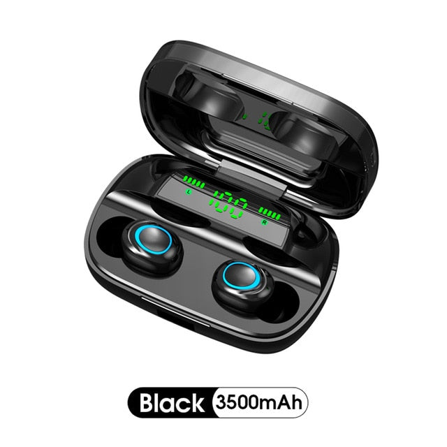 B5 TWS Wireless Earphone Bluetooth 5.0 Earphones Touch Control Earbuds 9D Stereo Music Headset 3500mAh Power Bank PK i500 A6s