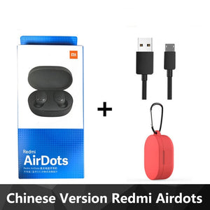 Xiaomi Redmi Airdots TWS Bluetooth 5.0 Earphone Stereo Wireless Active Noise Cancellation With Mic Handsfree Fast Delivery