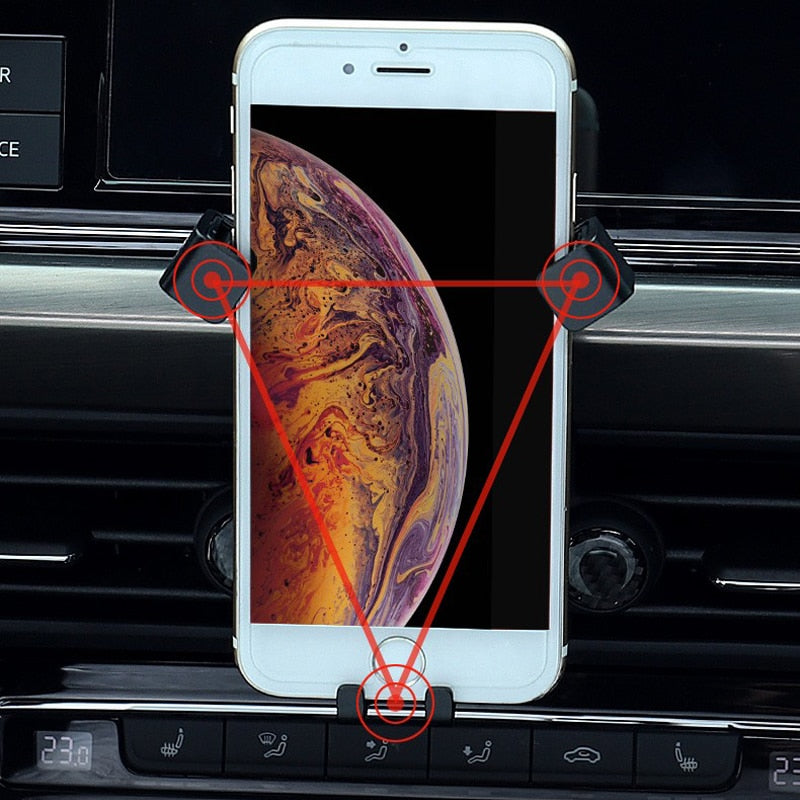 Fit for Porsche Cayenne 2018 2019 2020 Car Styling Accessories Mobile Cell Phone Holder Car Air Vent Mount Cradle Stand