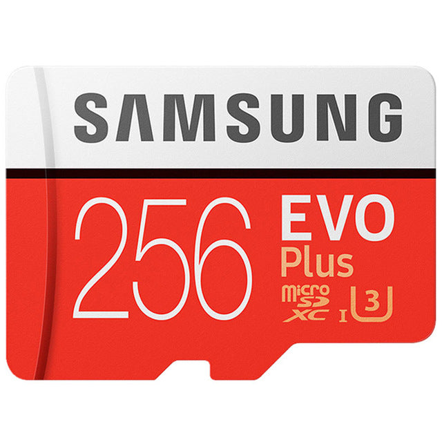 SAMSUNG Memory Card EVO Plus 4K Ultra HD Micro SD 256GB 128G 64GB  Class10 MicroSD Card C10 UHS-I Trans Flash MicroSD Card