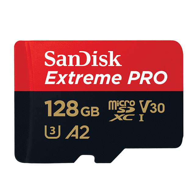 Original Sandisk Extreme Pro Micro SD Card up to 170MB/s A2 V30 U3 64GB 128GB Sandisk TF Card Memory Card With SD Adapter