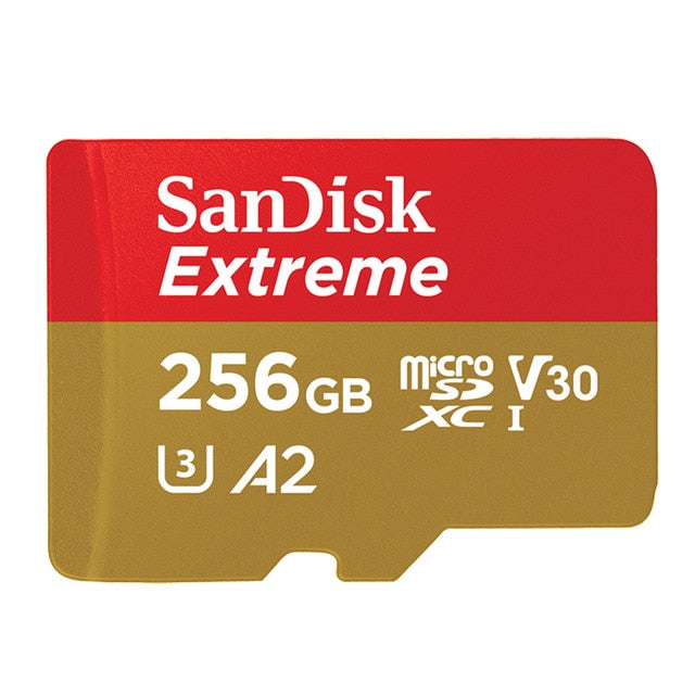 Sandisk Original Memory Card Extreme Micro SD Card A2 A1 V30 U3 Flash Card  64GB 32GB TF Card 128GB Memory Microsd For Free Ship