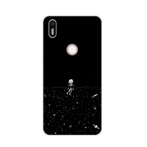 Case Silicon Black graffiti Painting Soft TPU Back Cover for BQ Aquaris x Protect Phone cases