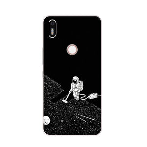 Case Silicon Black graffiti Painting Soft TPU Back Cover for BQ Aquaris x Protect Phone cases