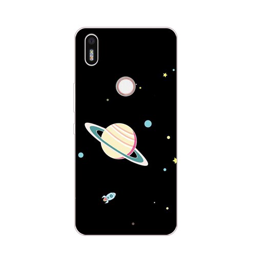 Case Silicon Black graffiti Painting Soft TPU Back Cover for BQ Aquaris x Protect Phone cases