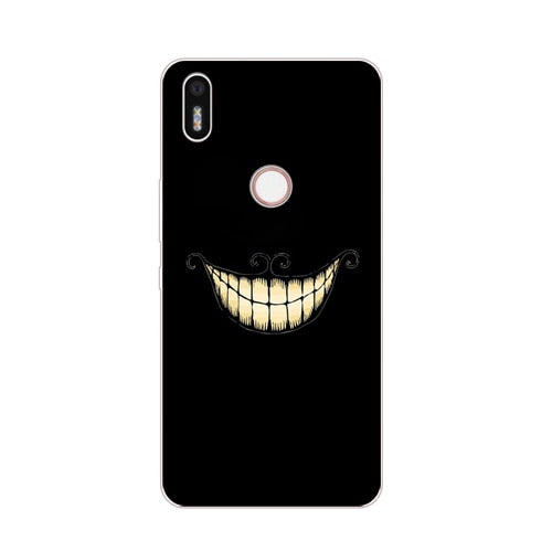 Case Silicon Black graffiti Painting Soft TPU Back Cover for BQ Aquaris x Protect Phone cases