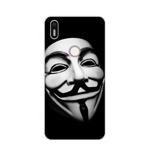 Case Silicon Black graffiti Painting Soft TPU Back Cover for BQ Aquaris x Protect Phone cases