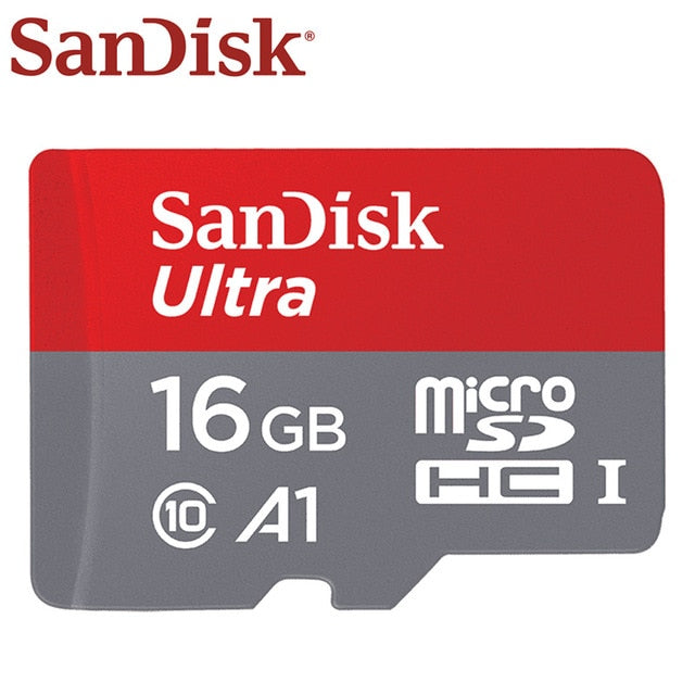 SanDisk Micro SD Card 16G 32G 64G 128G C10 U1 A1 Memory Card Micro TF Flash Card SDXC SDHC speed up 98M/s for Phone Computer